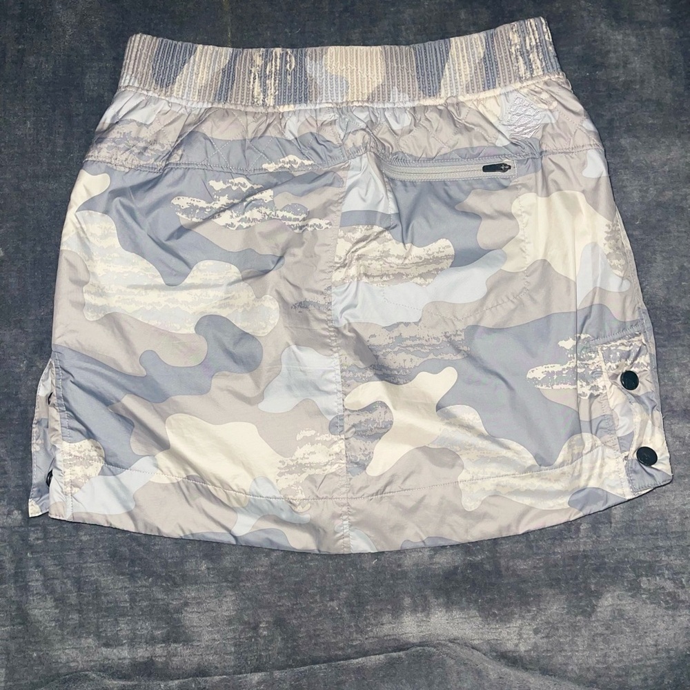Stio Camo Midi Skirt in Gray, Cream, White - Picture 2 of 6